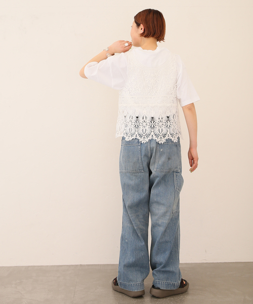 追加》レースMIX ノースリーブブラウス（シャツ/ブラウス）｜JOURNAL