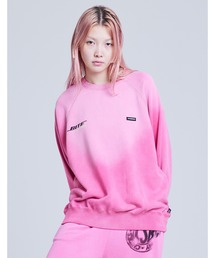 /Little Sunny Bite/gradation logo sweat top