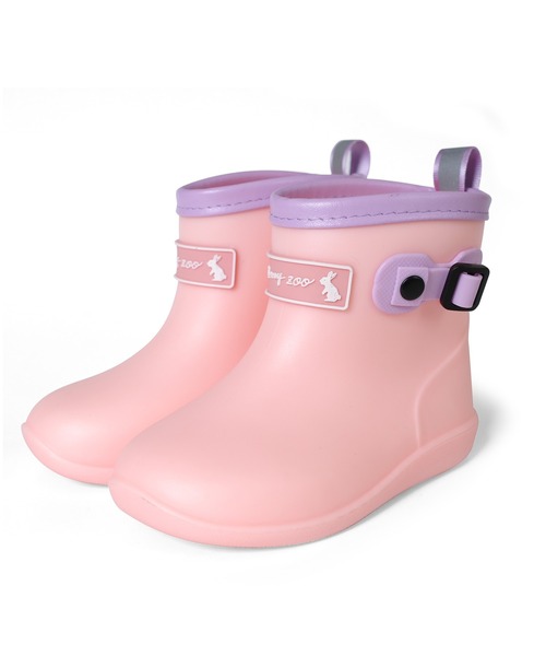 AmiAmi（アミアミ）の「HI MY ZOO ハイマイズー 反射板付きレインシューズ/長靴 防水（レインシューズ・キッズ・ピンク/サックスブルー・15cm/14cm/18cm/17cm/16cm）」の15枚目の写真