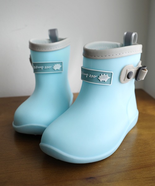 AmiAmi（アミアミ）の「HI MY ZOO ハイマイズー 反射板付きレインシューズ/長靴 防水（レインシューズ・キッズ・ピンク/サックスブルー・15cm/14cm/18cm/17cm/16cm）」の17枚目の写真
