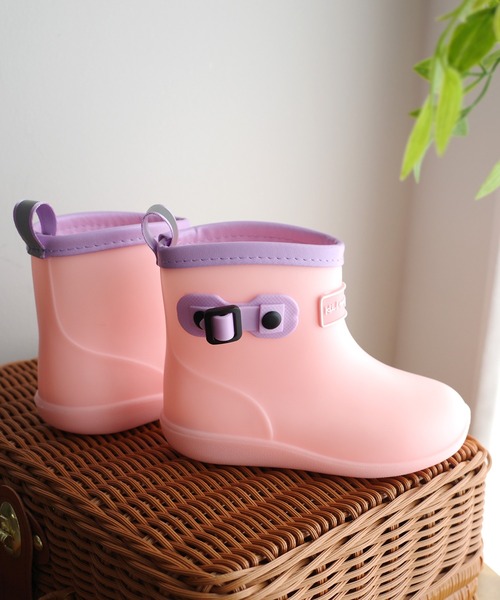 AmiAmi（アミアミ）の「HI MY ZOO ハイマイズー 反射板付きレインシューズ/長靴 防水（レインシューズ・キッズ・ピンク/サックスブルー・15cm/14cm/18cm/17cm/16cm）」の19枚目の写真