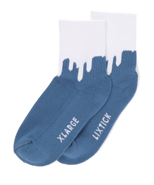 LIXTICK（リックスティック）の「XLARGE×LIXTICK DRIP SOCKS 3PACK B（ソックス/靴下・メンズ・マルチ・ONE SIZE）」の8枚目の写真