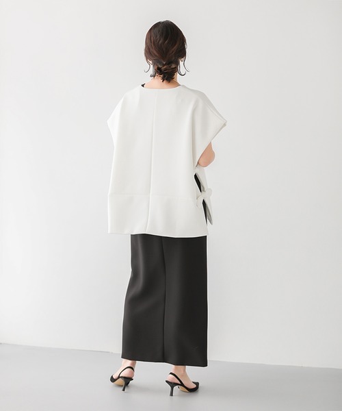Fit more(フィットモア)の「【ZOZO限定商品】サイドリボンベスト(ベスト・レディース・グレー/ホワイト/ブラック・FREE)」の20枚目の写真