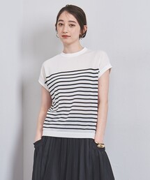 UNITED ARROWS | ミニハイネック フレンチスリーブ ニット(ニット/セーター)