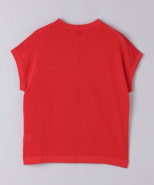 UNITED ARROWS（ユナイテッドアローズ）の「ミニハイネック フレンチスリーブ ニット（ニット/セーター・レディース・ブラック/その他1/ホワイト/レッド・FREE）」の17枚目の写真