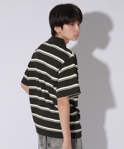 Anui（アニュイ）の「【UNISEX】エンブレムボーダーポロプルオーバー（Tシャツ/カットソー・レディース・ブラック/ブラウン・MEDIUM）」の15枚目の写真