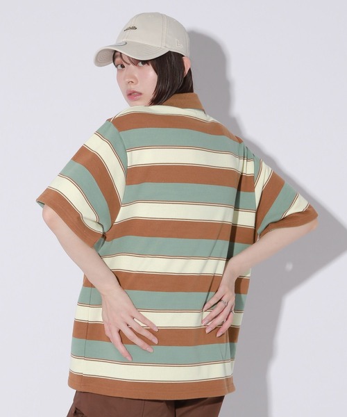 Anui（アニュイ）の「【UNISEX】エンブレムボーダーポロプルオーバー（Tシャツ/カットソー・レディース・ブラック/ブラウン・MEDIUM）」の21枚目の写真