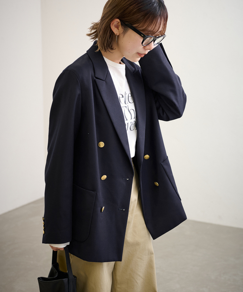 TWRカルゼDBジャケット 36サイズ フレームワークダウン ネイビー36