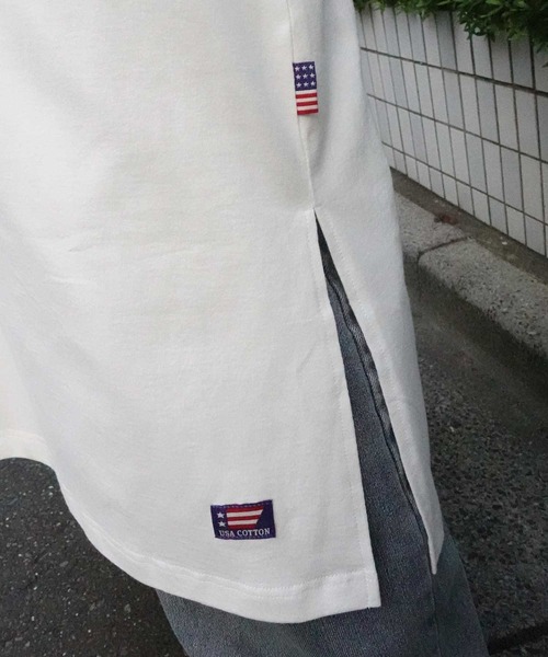 CORNERS（コーナーズ）の「USAコットンビッグシルエットTシャツワンピース（ワンピース・レディース・ブラック/グレイッシュベージュ/チャコールグレー/パープル/マスタード/グリーン/キャメル/ベージュ系その他/チャコールグレー×パープル/パープル系その他/マルチ/グレー系その他・FREE）」の13枚目の写真