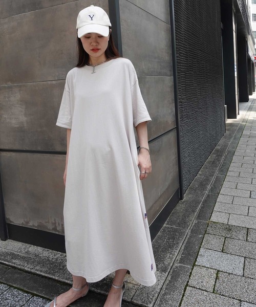 コットンリネン Aライン シャツワンピース ルーズシルエット ワンピース ロング シャツワンピース ゆったり マキシ丈 襟付き