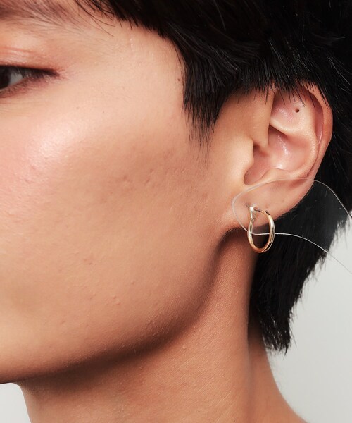 OPAQUE.CLIP(オペークドットクリップ)の「パール調フックピアス(ピアス(両耳用)・レディース・シルバー/ゴールド・00)」の11枚目の写真