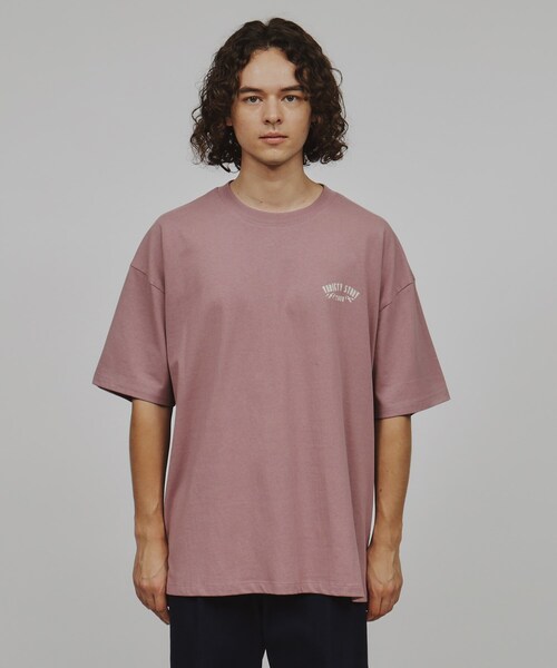 tk.TAKEO KIKUCHI（ティーケータケオキクチ）の「◆ロックバンドツアーTシャツ（Tシャツ/カットソー・メンズ・ホワイト/チャコールグレー/ライトパープル・04/03/02）」の4枚目の写真