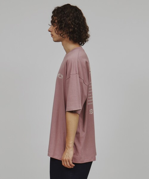 tk.TAKEO KIKUCHI（ティーケータケオキクチ）の「◆ロックバンドツアーTシャツ（Tシャツ/カットソー・メンズ・ホワイト/チャコールグレー/ライトパープル・04/03/02）」の5枚目の写真