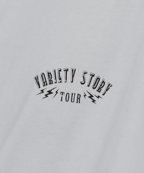 tk.TAKEO KIKUCHI（ティーケータケオキクチ）の「◆ロックバンドツアーTシャツ（Tシャツ/カットソー・メンズ・ホワイト/チャコールグレー/ライトパープル・04/03/02）」の13枚目の写真