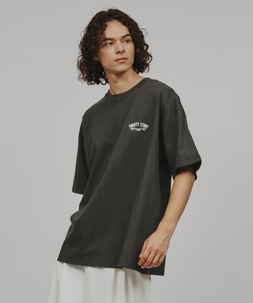 tk.TAKEO KIKUCHI（ティーケータケオキクチ）の「◆ロックバンドツアーTシャツ（Tシャツ/カットソー・メンズ・ホワイト/チャコールグレー/ライトパープル・04/03/02）」の15枚目の写真