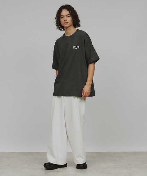 tk.TAKEO KIKUCHI（ティーケータケオキクチ）の「◆ロックバンドツアーTシャツ（Tシャツ/カットソー・メンズ・ホワイト/チャコールグレー/ライトパープル・04/03/02）」の16枚目の写真