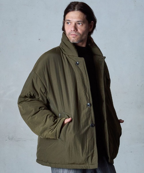 EGO TRIPPING（エゴトリッピング）の「mj10101-HEATHUG 中綿ジャケット（その他アウター・メンズ・ブラック/グレー/オリーブ系・48/46）」の3枚目の写真