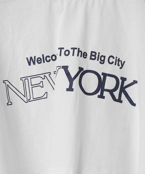 WOND(ウォンド)の「シティロゴラグランショートスリーブTシャツ(Tシャツ/カットソー・レディース・ブルー/ブラック・FREE)」の20枚目の写真