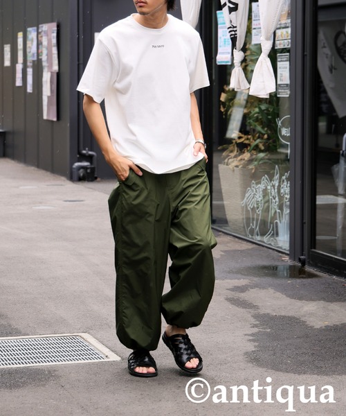 antiqua(アンティカ)の「ロゴ刺繍Tシャツ(Tシャツ/カットソー・レディース・ホワイト/ブラック・R/P)」の12枚目の写真