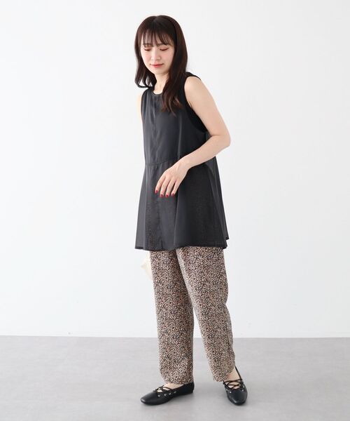 ELENCARE DUE（エレンカーレデュエ）の「・ELENCARE DUE オーガンジーノースリチュニック（チュニック・レディース・グリーン/モカ/ブラック/チャコールグレー・FREE）」の22枚目の写真