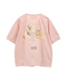 PINK HOUSE ピンクハウス ドットフリル 半袖 ボレロ カーディガン セール】 ストライプリボン付きカーディガン （カーディガン