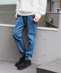 【ユニセックス】【4色展開】スポーティ イージーパンツ（ストレッチ・ウォッシャブル）