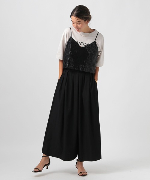 BAYFLOW（ベイフロー）の「[レイヤードで旬顔に]スパンコールビスチェ（ベスト・レディース・シルバー/ブラック・FREE）」の11枚目の写真