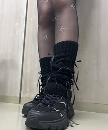 poiregnee | ［select］リボンレッグウォーマー(レッグウォーマー)