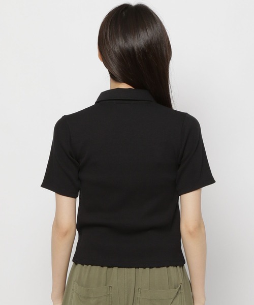 niko and...（ニコアンド）の「クロップドZIPリブカーディガン（カーディガン/ボレロ・レディース・ホワイト/グレー/ブラック・FREE）」の13枚目の写真