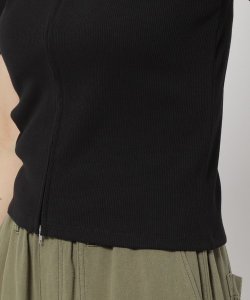 niko and...（ニコアンド）の「クロップドZIPリブカーディガン（カーディガン/ボレロ・レディース・ホワイト/グレー/ブラック・FREE）」の18枚目の写真