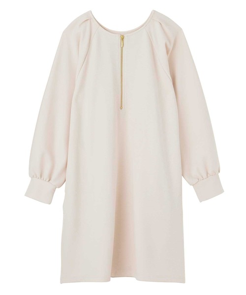 GeeRA（ジーラ）の「前後2WAYハーフジップミニワンピース（ワンピース・レディース・ブラック/アイボリー/モカ・MEDIUM/LARGE）」の15枚目の写真