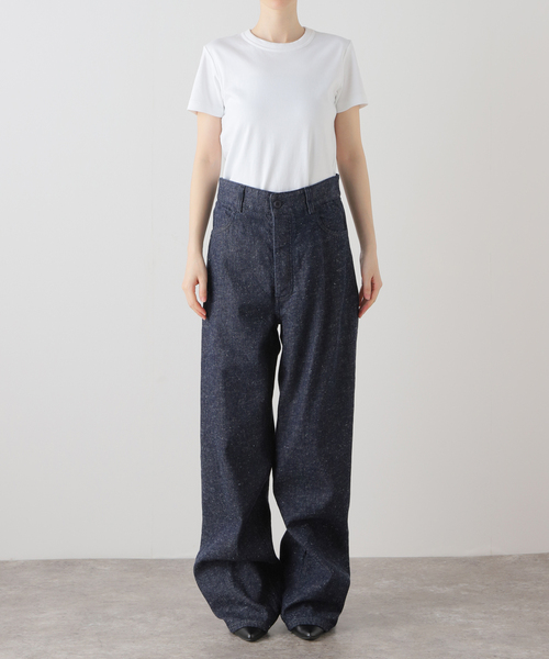 IENA LA BOUCLE(イエナラブークル)の「BASERANGE/ベースレンジ NAVALO パンツ(デニムパンツ・レディース・ブルー系その他・SMALL)」の4枚目の写真