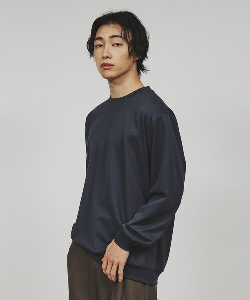 tk.TAKEO KIKUCHI（ティーケータケオキクチ）の「◆スマートカットソー（Tシャツ/カットソー・メンズ・ブラック/ホワイト/ネイビー・01/02/03）」の3枚目の写真