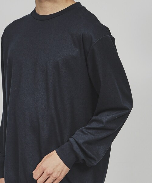 tk.TAKEO KIKUCHI（ティーケータケオキクチ）の「◆スマートカットソー（Tシャツ/カットソー・メンズ・ブラック/ホワイト/ネイビー・01/02/03）」の9枚目の写真