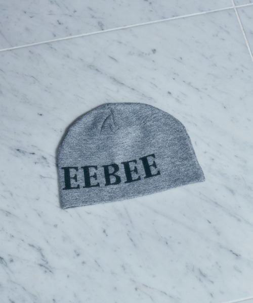 ANDGEEBEE（アンジービー）の「UNISEX ANDGEEBEEニットビーニー（ニットキャップ/ビーニー・レディース・グレー/ホワイト・FREE）」の2枚目の写真