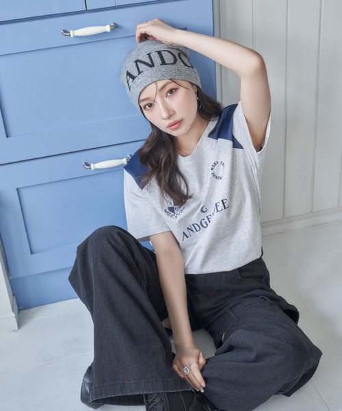 ANDGEEBEE（アンジービー）の「UNISEX ANDGEEBEEニットビーニー（ニットキャップ/ビーニー・レディース・グレー/ホワイト・FREE）」の13枚目の写真