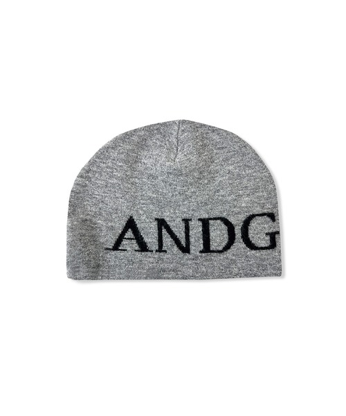 ANDGEEBEE（アンジービー）の「UNISEX ANDGEEBEEニットビーニー（ニットキャップ/ビーニー・レディース・グレー/ホワイト・FREE）」の3枚目の写真