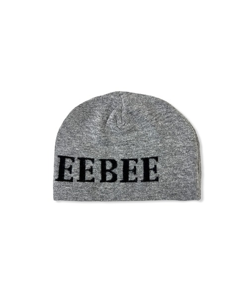 ANDGEEBEE（アンジービー）の「UNISEX ANDGEEBEEニットビーニー（ニットキャップ/ビーニー・レディース・グレー/ホワイト・FREE）」の4枚目の写真