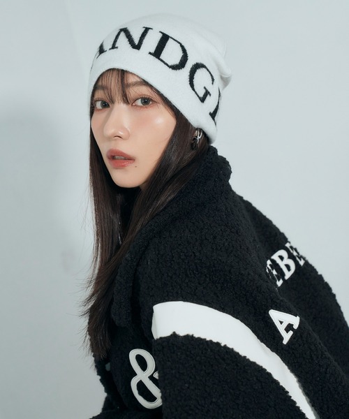 ANDGEEBEE(アンジービー)の「UNISEX ANDGEEBEEニットビーニー(ニットキャップ/ビーニー・レディース・グレー/ホワイト・FREE)」の15枚目の写真
