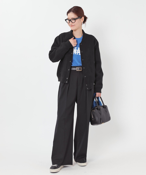 AP STUDIO(エーピーストゥディオ)の「【DUNST/ダンスト】スタジアムジャンバー(スタジャン・レディース・ブラック・FREE)」の11枚目の写真