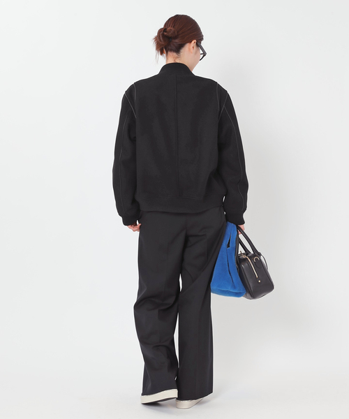 AP STUDIO(エーピーストゥディオ)の「【DUNST/ダンスト】スタジアムジャンバー(スタジャン・レディース・ブラック・FREE)」の13枚目の写真