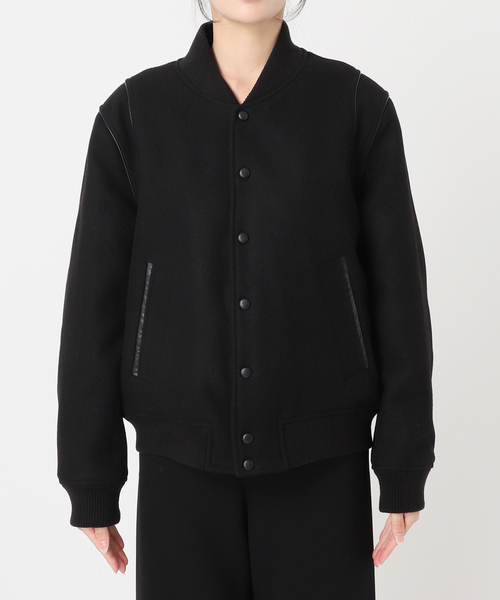 AP STUDIO(エーピーストゥディオ)の「【DUNST/ダンスト】スタジアムジャンバー(スタジャン・レディース・ブラック・FREE)」の14枚目の写真