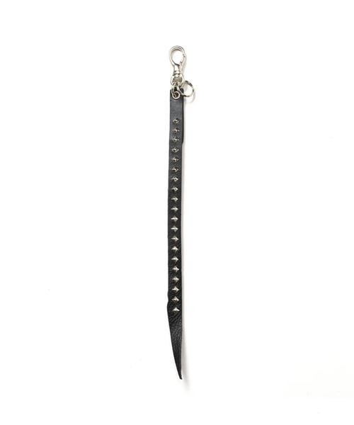 激レア！！CALEE キャリー Round & Pyramid key ring CALEE（キャリー）の「CALEE/キャリー STUDS & KNITTING LEATHER