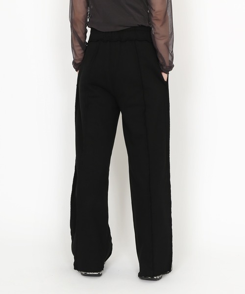 PUNYUS（プニュズ）の「カットオフスウェットパンツ（スウェットパンツ・レディース・杢グレー/ブラック・1/2/3/4）」の16枚目の写真