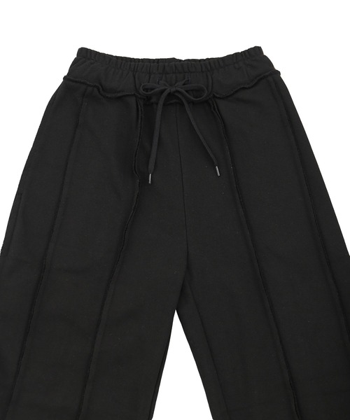 PUNYUS（プニュズ）の「カットオフスウェットパンツ（スウェットパンツ・レディース・杢グレー/ブラック・1/2/3/4）」の19枚目の写真