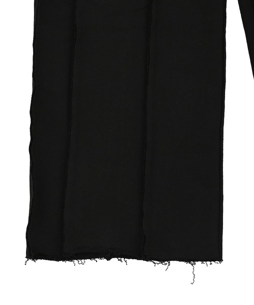 PUNYUS（プニュズ）の「カットオフスウェットパンツ（スウェットパンツ・レディース・杢グレー/ブラック・1/2/3/4）」の21枚目の写真