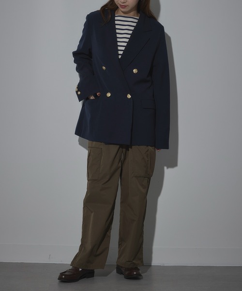 セール】【MAISON BREEZE reveur】ツイルテーラードジャケット 金