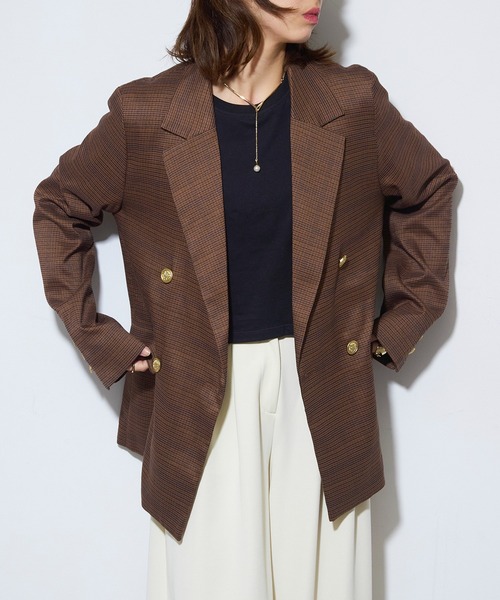 セール】【MAISON BREEZE reveur】ツイルテーラードジャケット 金