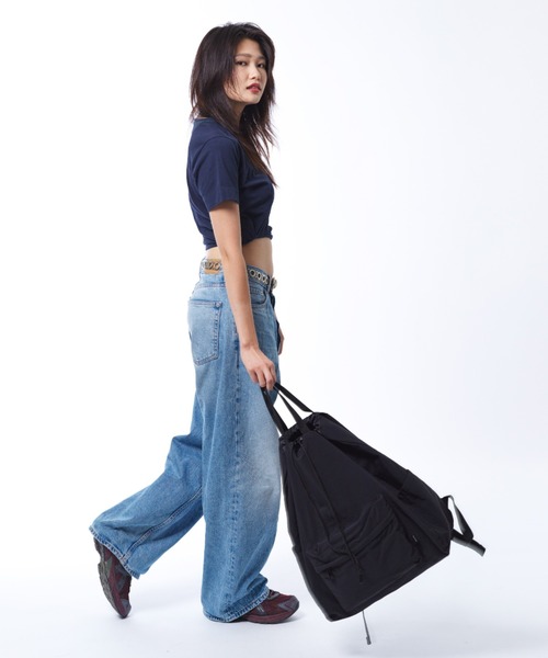 PACKING（パッキング）の「PACKING/パッキング  LIGHT LIGHT NAP BACK PACK PA-045（バックパック/リュック・メンズ・ブラック・FREE）」の8枚目の写真