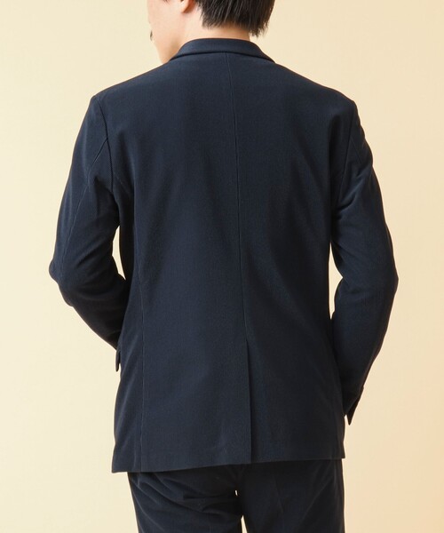 NOLLEY’S(ノーリーズ)の「《セットアップ/ビジカジ対応》4WAYストレッチコール テーラードジャケット(テーラードジャケット・メンズ・ダークネイビー/ベージュ/ブラック・M/L)」の15枚目の写真